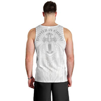 Samoa Christian Men Tank Top Rooted In Christ Polynesian Cross