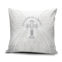 Samoa Christian Pillow Cover Rooted In Christ Polynesian Cross