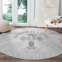 Samoa Christian Round Carpet Rooted In Christ Polynesian Cross