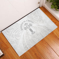 Samoa Christian Rubber Doormat Rooted In Christ Polynesian Cross