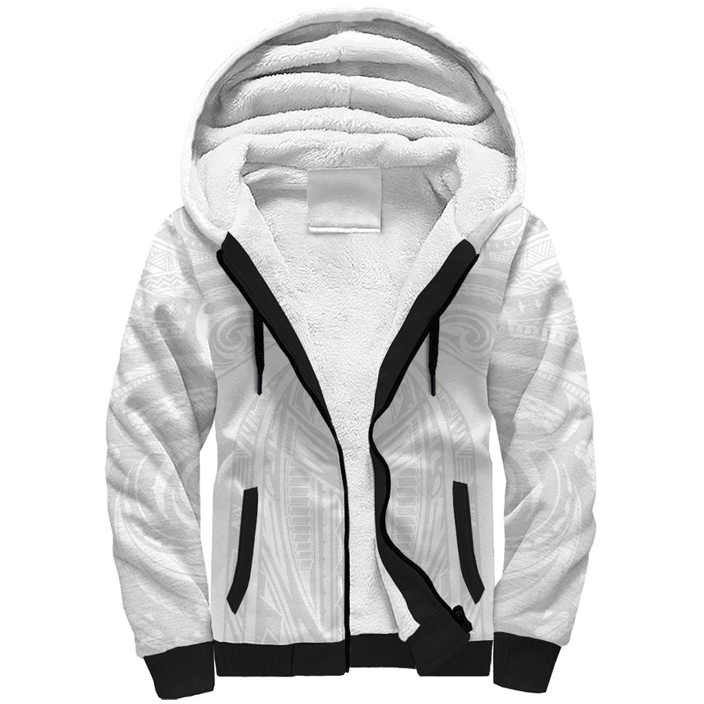 Samoa Christian Sherpa Hoodie Rooted In Christ Polynesian Cross