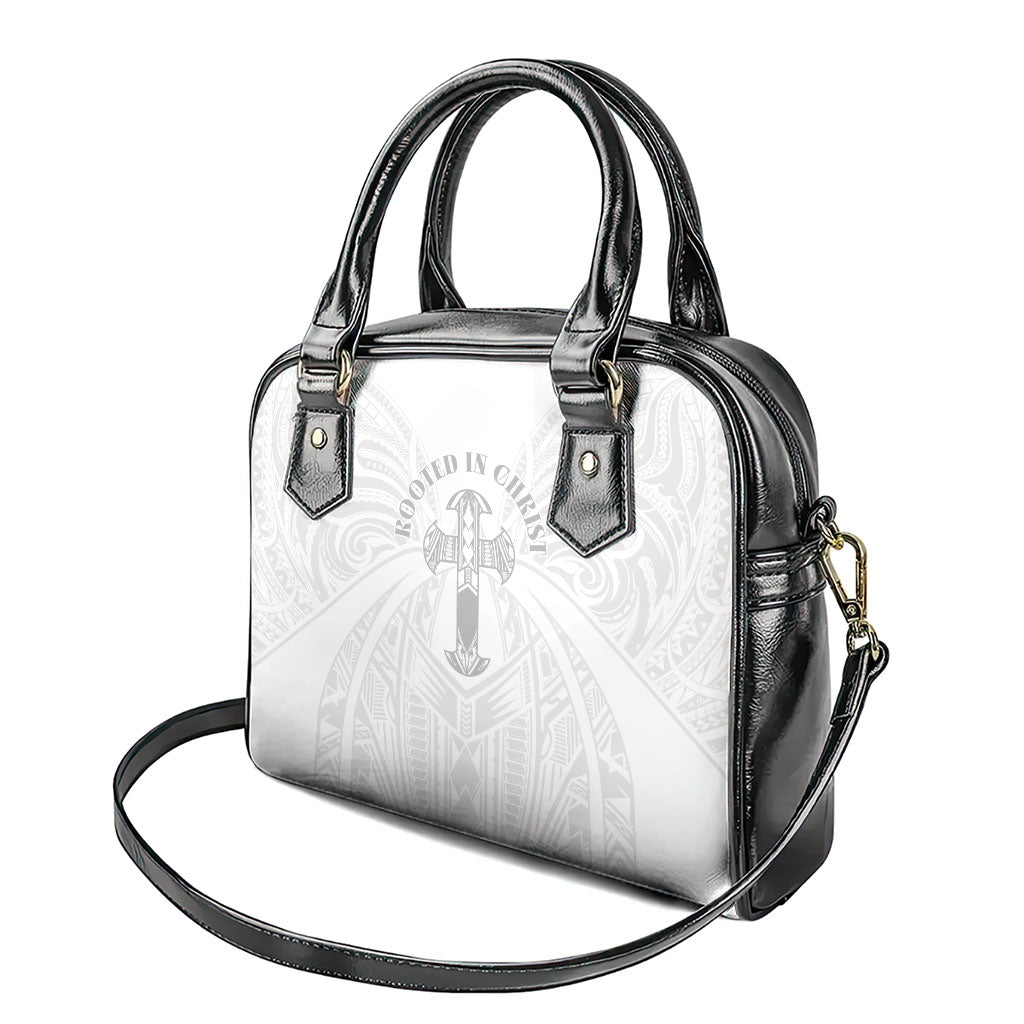 Samoa Christian Shoulder Handbag Rooted In Christ Polynesian Cross