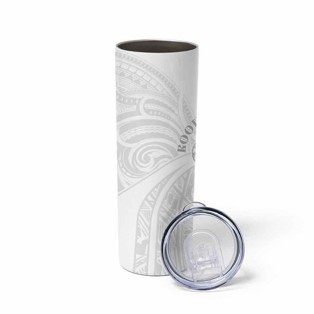 Samoa Christian Skinny Tumbler Rooted In Christ Polynesian Cross