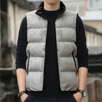 Samoa Christian Sleeveless Puffer Jacket Rooted In Christ Polynesian Cross