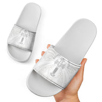 Samoa Christian Slide Sandals Rooted In Christ Polynesian Cross