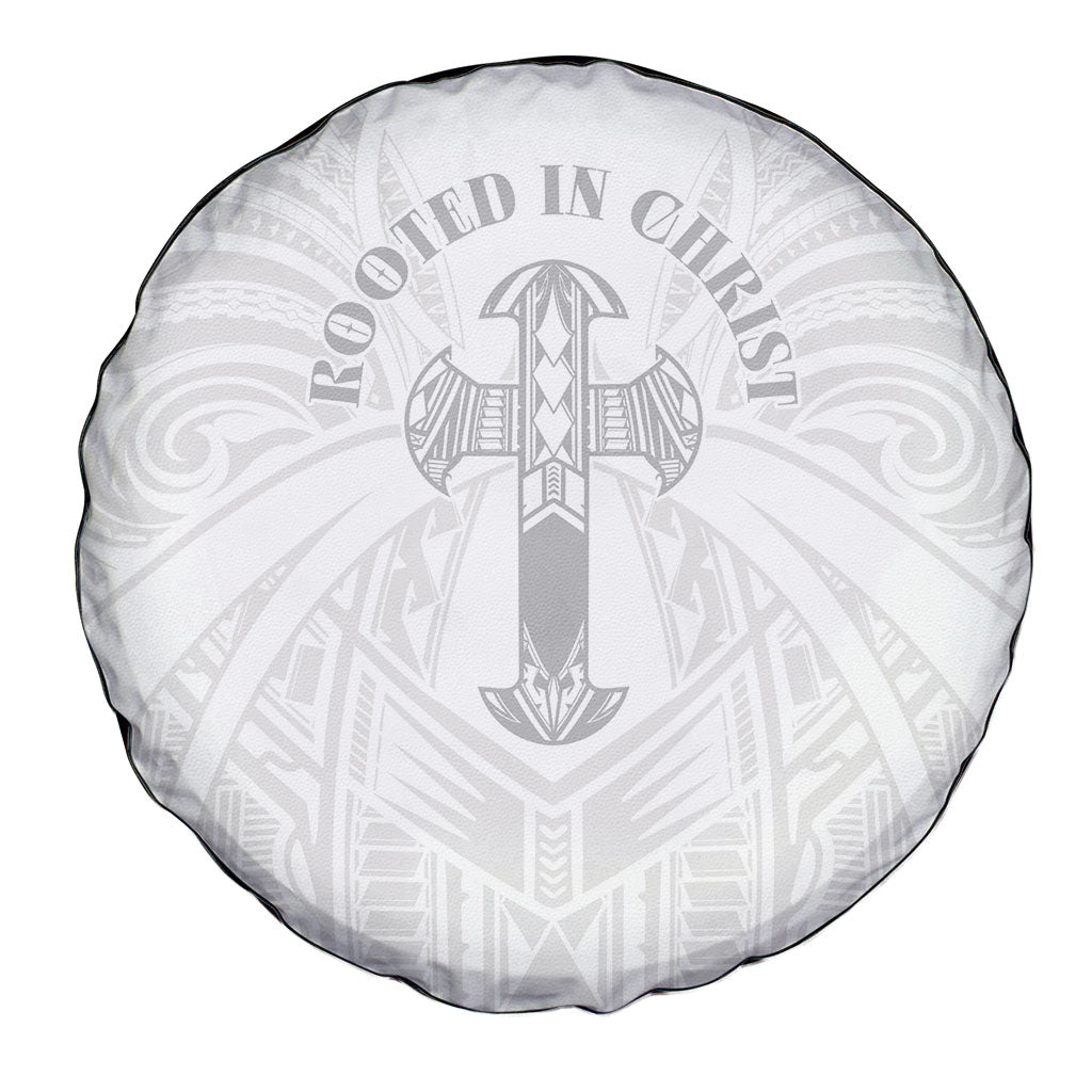 Samoa Christian Spare Tire Cover Rooted In Christ Polynesian Cross