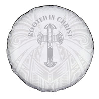 Samoa Christian Spare Tire Cover Rooted In Christ Polynesian Cross