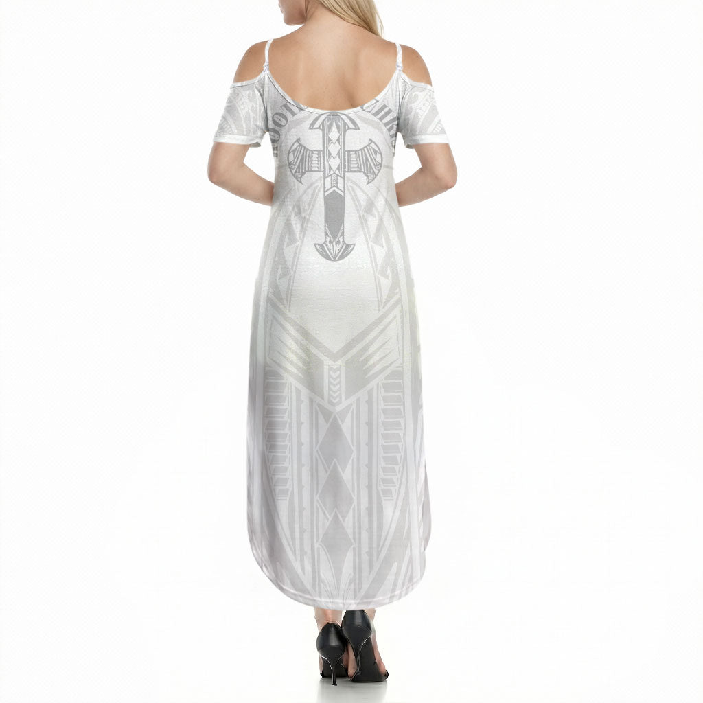 Samoa Christian Summer Maxi Dress Rooted In Christ Polynesian Cross