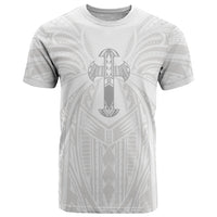 Samoa Christian T Shirt Rooted In Christ Polynesian Cross