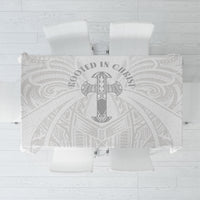 Samoa Christian Tablecloth Rooted In Christ Polynesian Cross