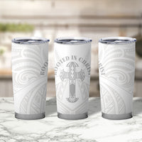 Samoa Christian Tumbler Cup Rooted In Christ Polynesian Cross