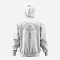 Samoa Christian Zip Hoodie Rooted In Christ Polynesian Cross