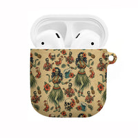 Hawaii Halloween AirPods Case Spooky Tropical Hula Zombie