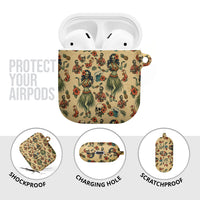 Hawaii Halloween AirPods Case Spooky Tropical Hula Zombie