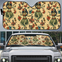 Hawaii Halloween Auto Sun Shade Spooky Tropical Hula Zombie