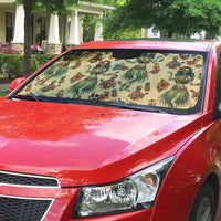 Hawaii Halloween Auto Sun Shade Spooky Tropical Hula Zombie