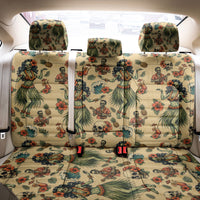Hawaii Halloween Back Car Seat Cover Spooky Tropical Hula Zombie