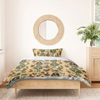 Hawaii Halloween Bedding Set Spooky Tropical Hula Zombie