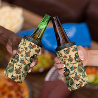 Hawaii Halloween 4 in 1 Can Cooler Tumbler Spooky Tropical Hula Zombie