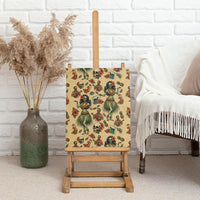 Hawaii Halloween Canvas Wall Art Spooky Tropical Hula Zombie