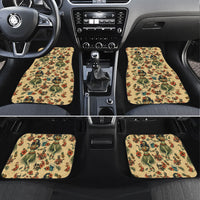 Hawaii Halloween Car Mats Spooky Tropical Hula Zombie