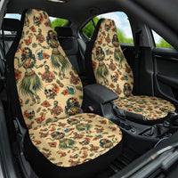 Hawaii Halloween Car Seat Cover Spooky Tropical Hula Zombie