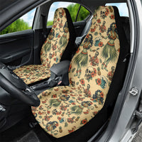 Hawaii Halloween Car Seat Cover Spooky Tropical Hula Zombie