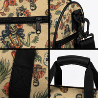 Hawaii Halloween Duffle Bag Spooky Tropical Hula Zombie