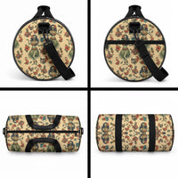 Hawaii Halloween Duffle Bag Spooky Tropical Hula Zombie