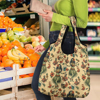 Hawaii Halloween Grocery Bag Spooky Tropical Hula Zombie