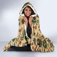 Hawaii Halloween Hooded Blanket Spooky Tropical Hula Zombie