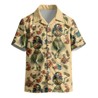 Hawaii Halloween Kid Hawaiian Shirt Spooky Tropical Hula Zombie