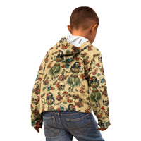 Hawaii Halloween Kid Hoodie Spooky Tropical Hula Zombie