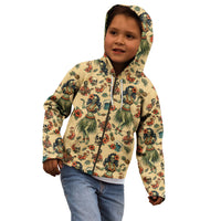 Hawaii Halloween Kid Hoodie Spooky Tropical Hula Zombie