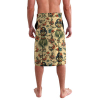 Hawaii Halloween Lavalava Spooky Tropical Hula Zombie