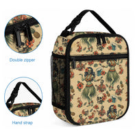 Hawaii Halloween Lunch Bag Spooky Tropical Hula Zombie