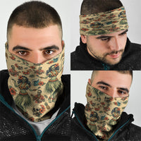 Hawaii Halloween Neck Gaiter Spooky Tropical Hula Zombie