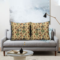 Hawaii Halloween Pillow Cover Spooky Tropical Hula Zombie