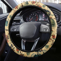 Hawaii Halloween Steering Wheel Cover Spooky Tropical Hula Zombie