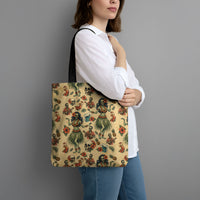 Hawaii Halloween Tote Bag Spooky Tropical Hula Zombie
