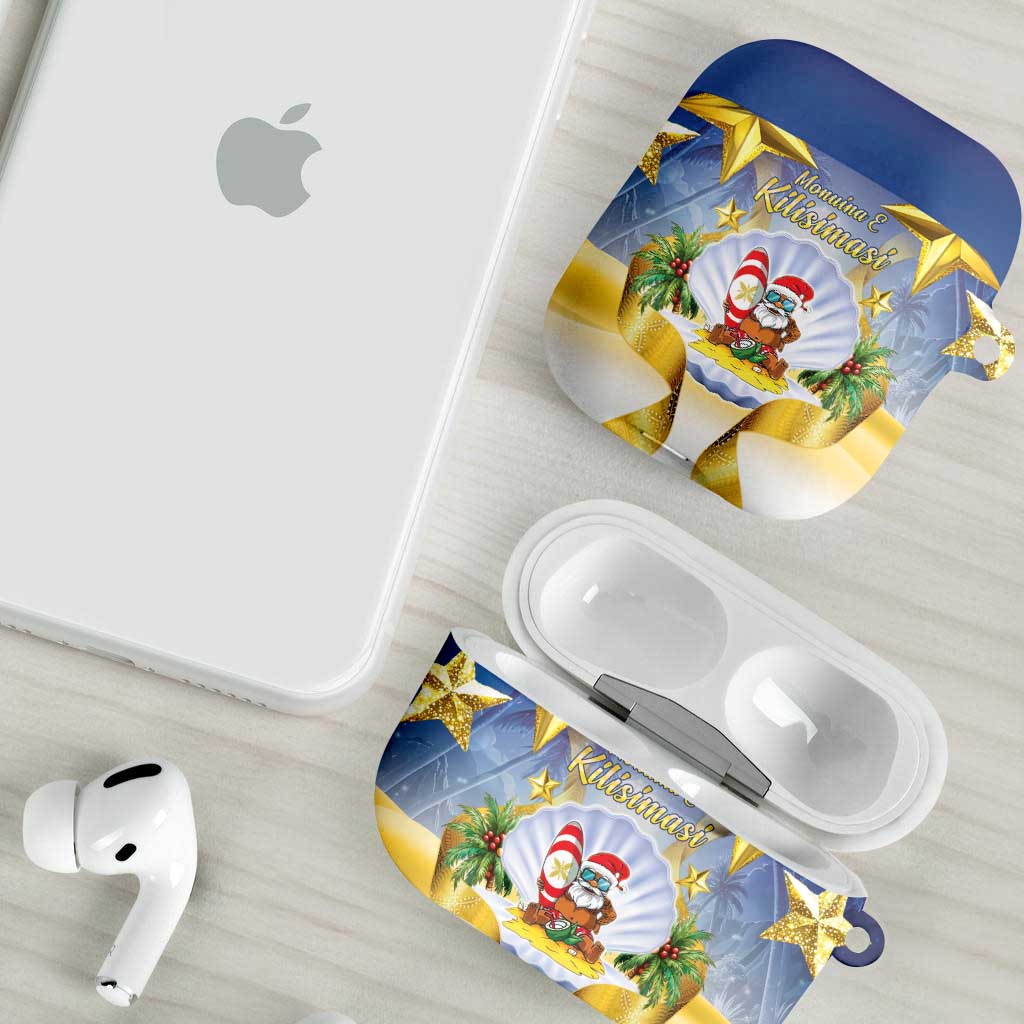 Niue Christmas AirPods Case Seashell Santa Beach Vibes - Polynesian Pride