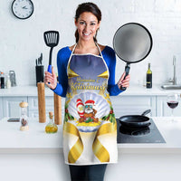 Niue Christmas Apron Seashell Santa Beach Vibes - Polynesian Pride