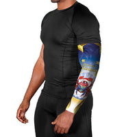 Niue Christmas Arm Sleeves Seashell Santa Beach Vibes - Polynesian Pride