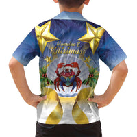 Niue Christmas Family Matching Summer Maxi Dress and Hawaiian Shirt Seashell Santa Beach Vibes - Polynesian Pride