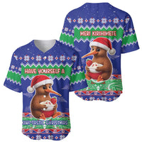 New Zealand Christmas Baseball Jersey Have Yourself A Kiwi-tastic Christmas - Polynesian Pride