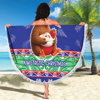 New Zealand Christmas Beach Blanket Have Yourself A Kiwi-tastic Christmas - Polynesian Pride