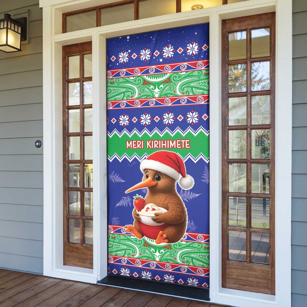 New Zealand Christmas Door Cover Have Yourself A Kiwi-tastic Christmas - Polynesian Pride