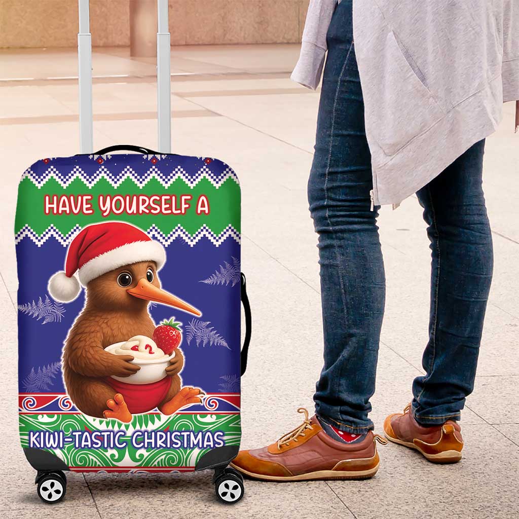 New Zealand Christmas Luggage Cover Have Yourself A Kiwi-tastic Christmas - Polynesian Pride