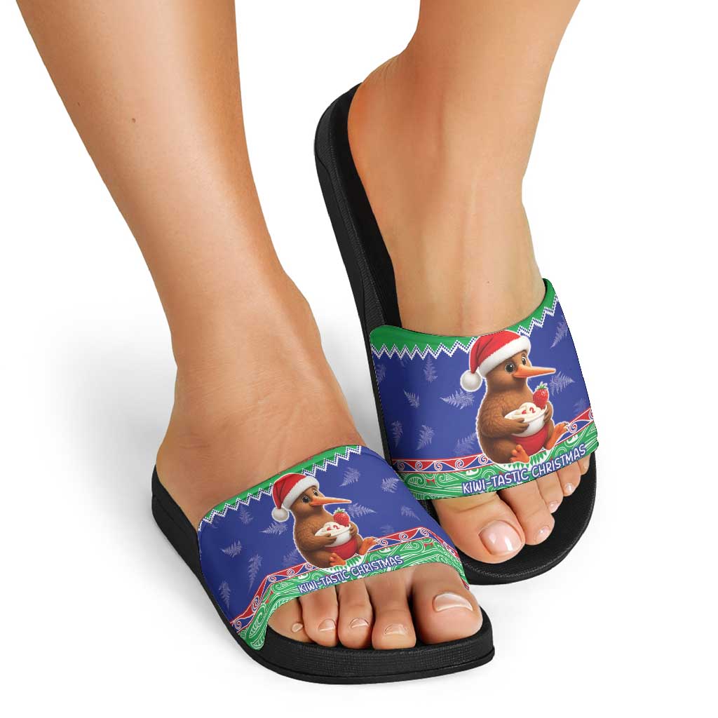 New Zealand Christmas Slide Sandals Have Yourself A Kiwi-tastic Christmas - Polynesian Pride