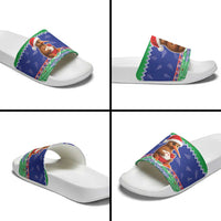 New Zealand Christmas Slide Sandals Have Yourself A Kiwi-tastic Christmas - Polynesian Pride